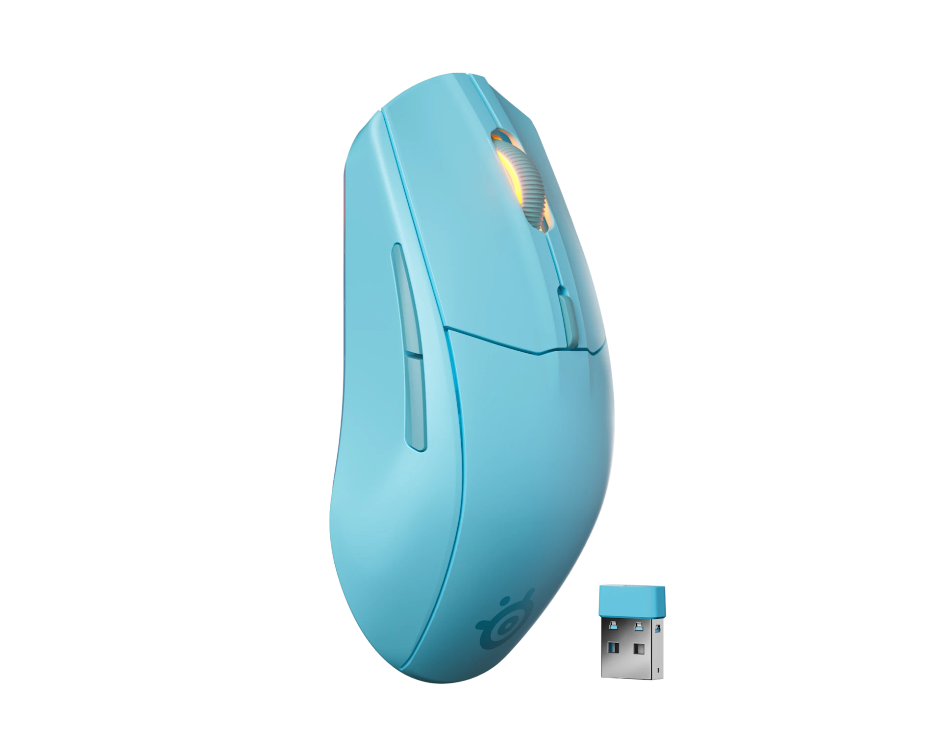 SteelSeries Rival 3 Wireless Gen 2 Aqua 電競滑鼠 1 full_width image of Rival 3 Gen 2 - 1 of 5 mobile