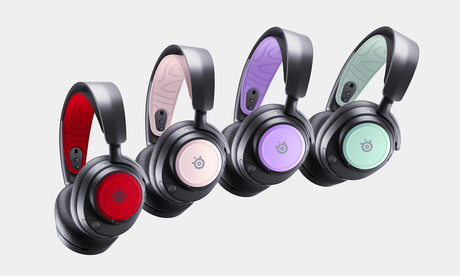 A close-up of a light-blue coiled keyboard cable with a USB-C connector on a plain white background.