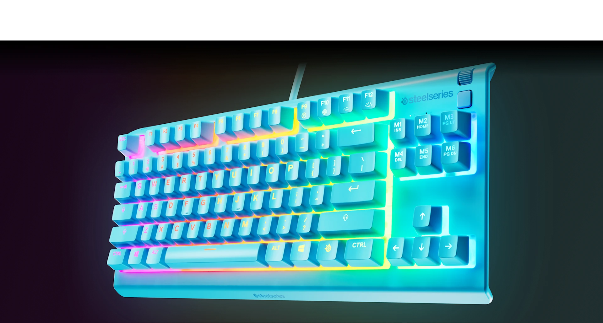Apex 3 tkl Aqua on a black background 