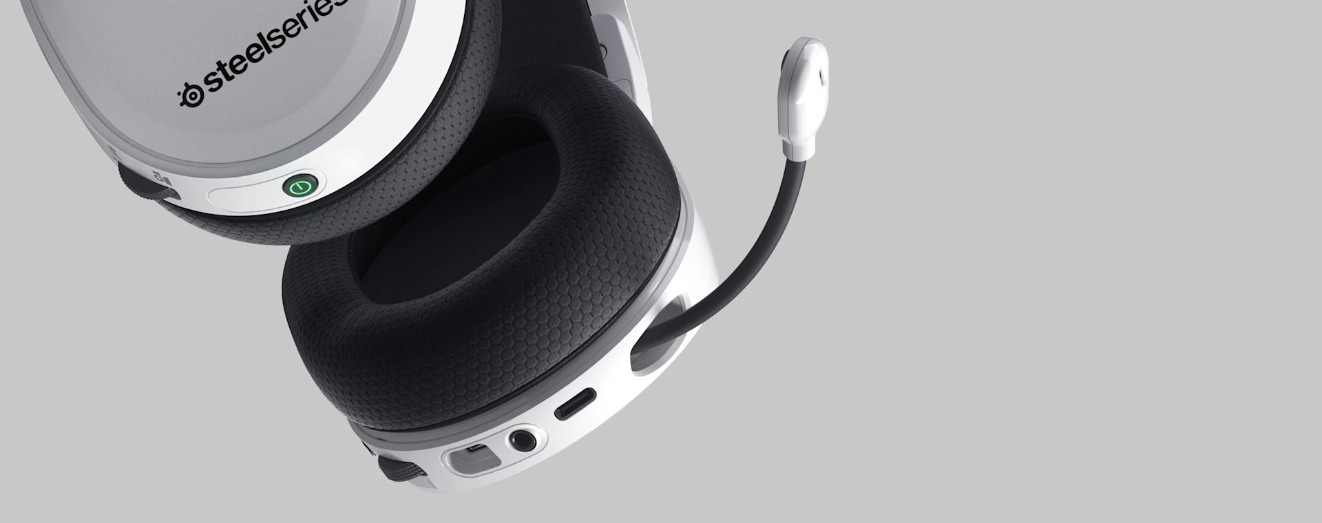 Arctis 7+ PC 白色特写图片