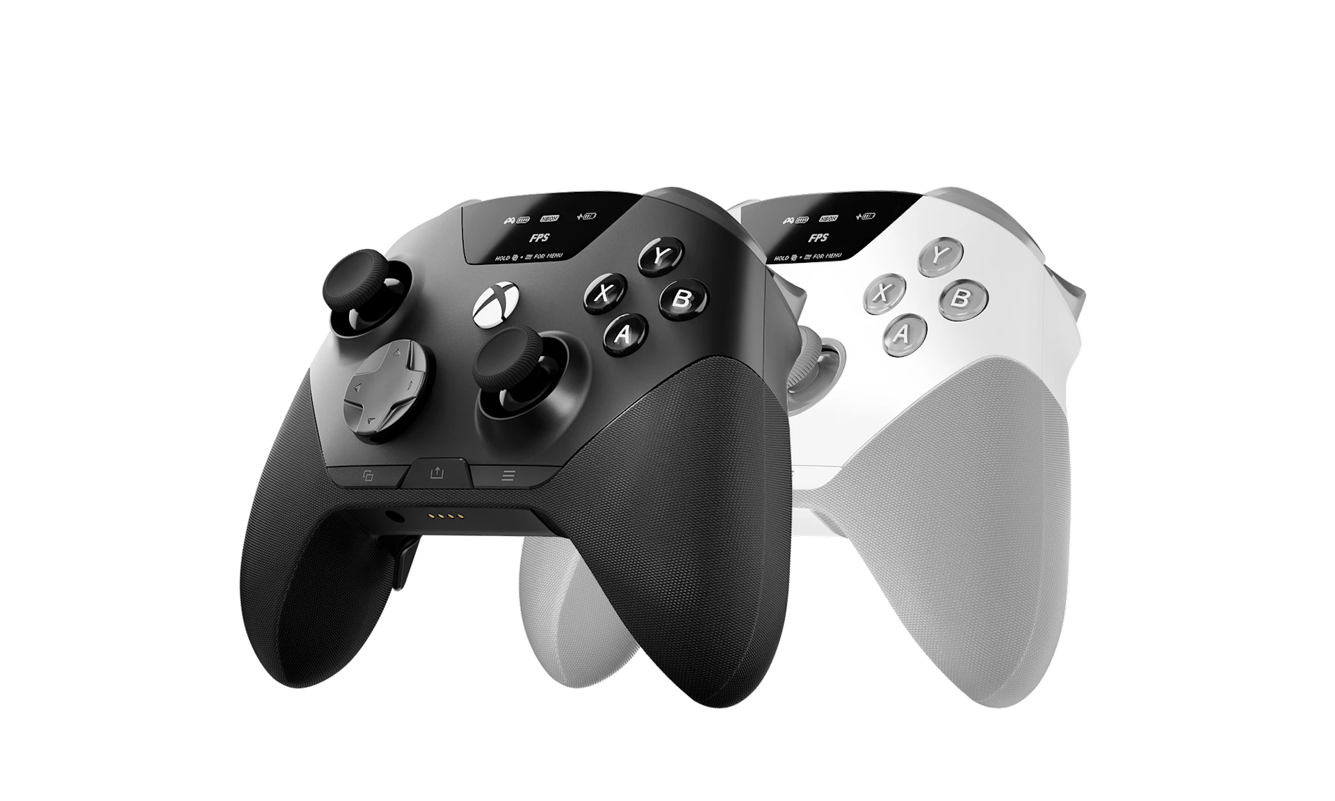 An image of the SteelSeries Aeon controllers in black and white.