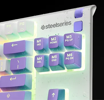 imagem em close-up do teclado Apex 3 TKL