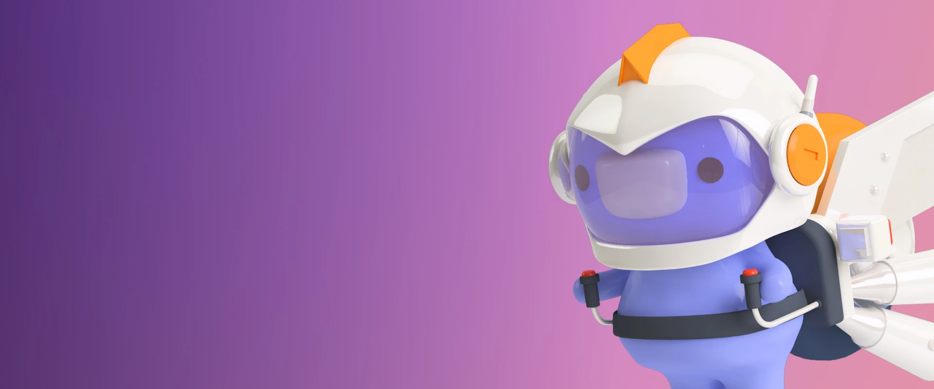 Discord Mascot on a purple background