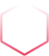 A red hexagon outlines two overlapping white rectangles; the top one shows the letter 'A' with a caret above it, and the bottom one shows the letter 'D'.