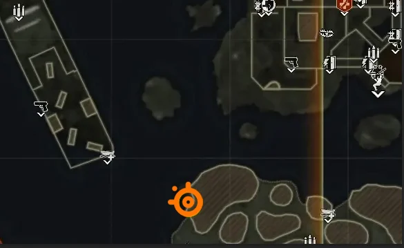 A map showing where to install connectors.