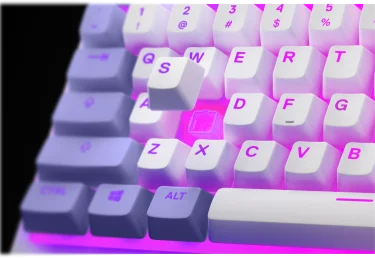 Nahaufnahme der Apex 3 TKL-Tastatur