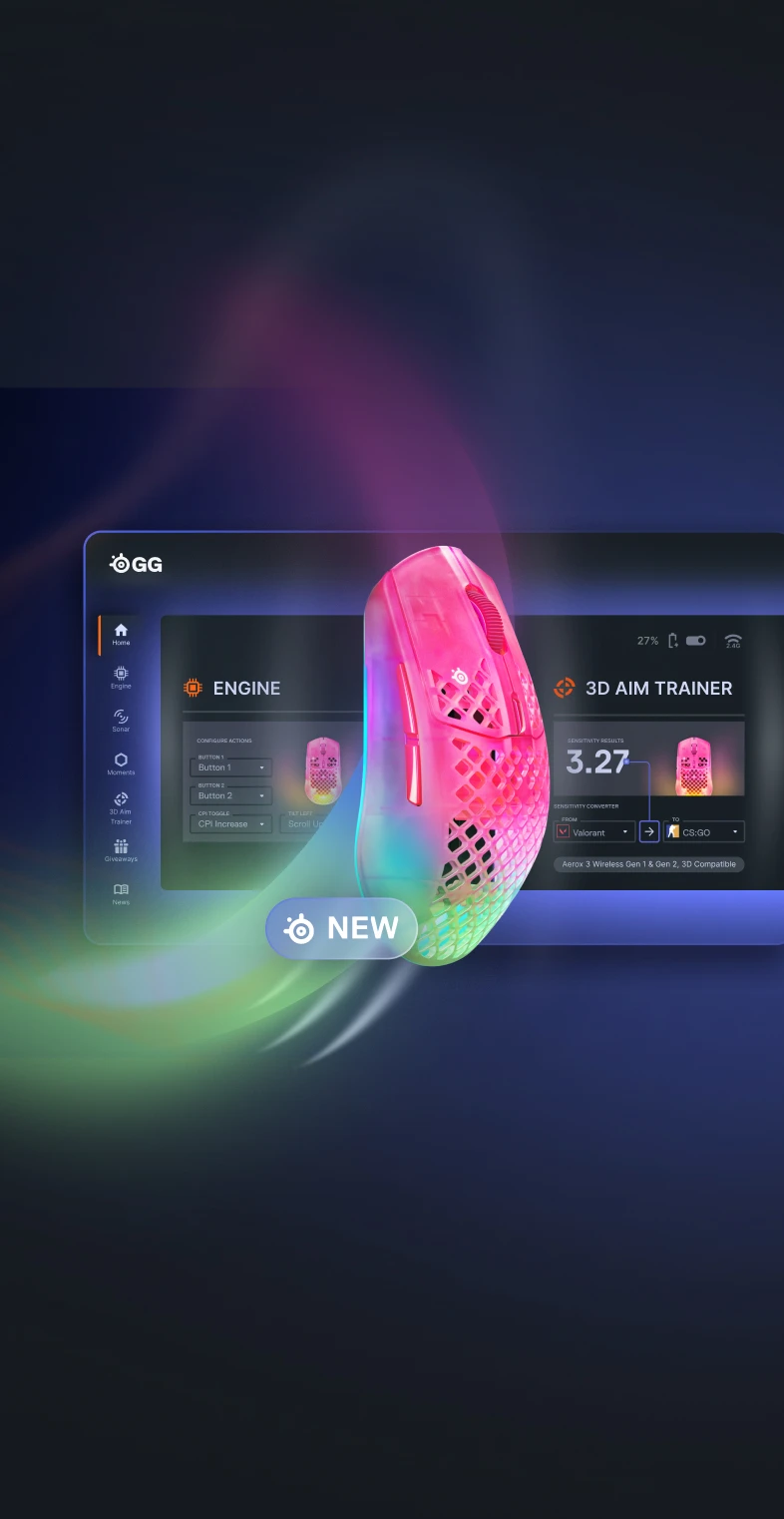 magenta haze aerox 3 wireless gen 2 with gg in the background