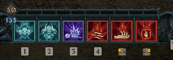 Diablo IV skill set for necromancer character.