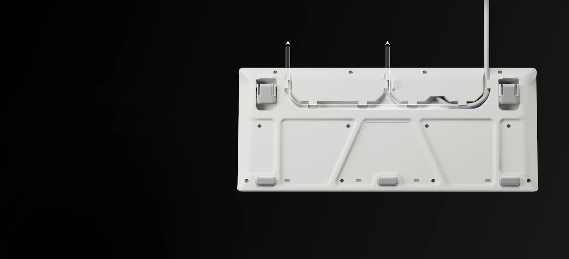 verso do teclado Apex 3 TKL