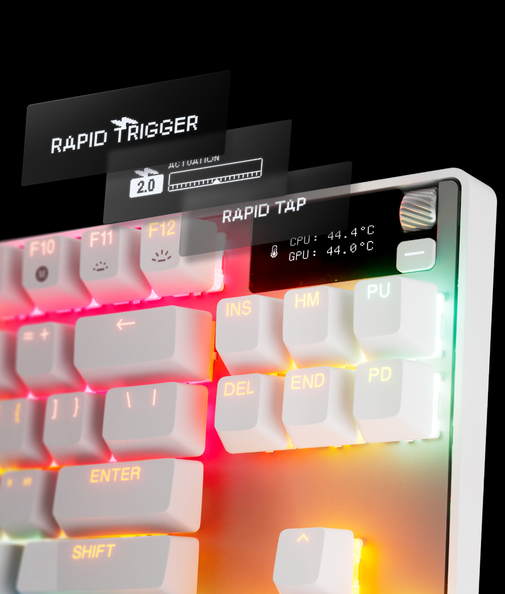 キーボード SteelSeries Apex Pro TKL Gen 3 White JP Apex Pro TKL Gen 3 White - US