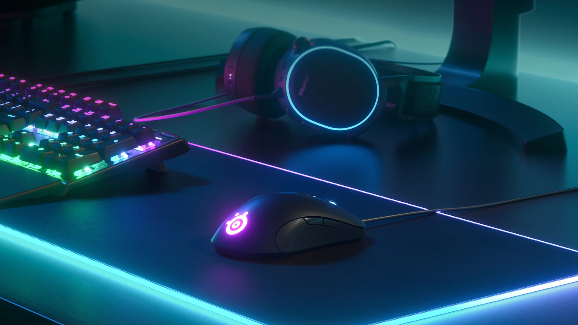 SteelSeries Engine schaltet eine Bibliothek von Funktionen für alle SteelSeries Produkte frei, so dass Sie Ihr Setup bis zur Perfektion anpassen, synchronisieren und optimieren können.