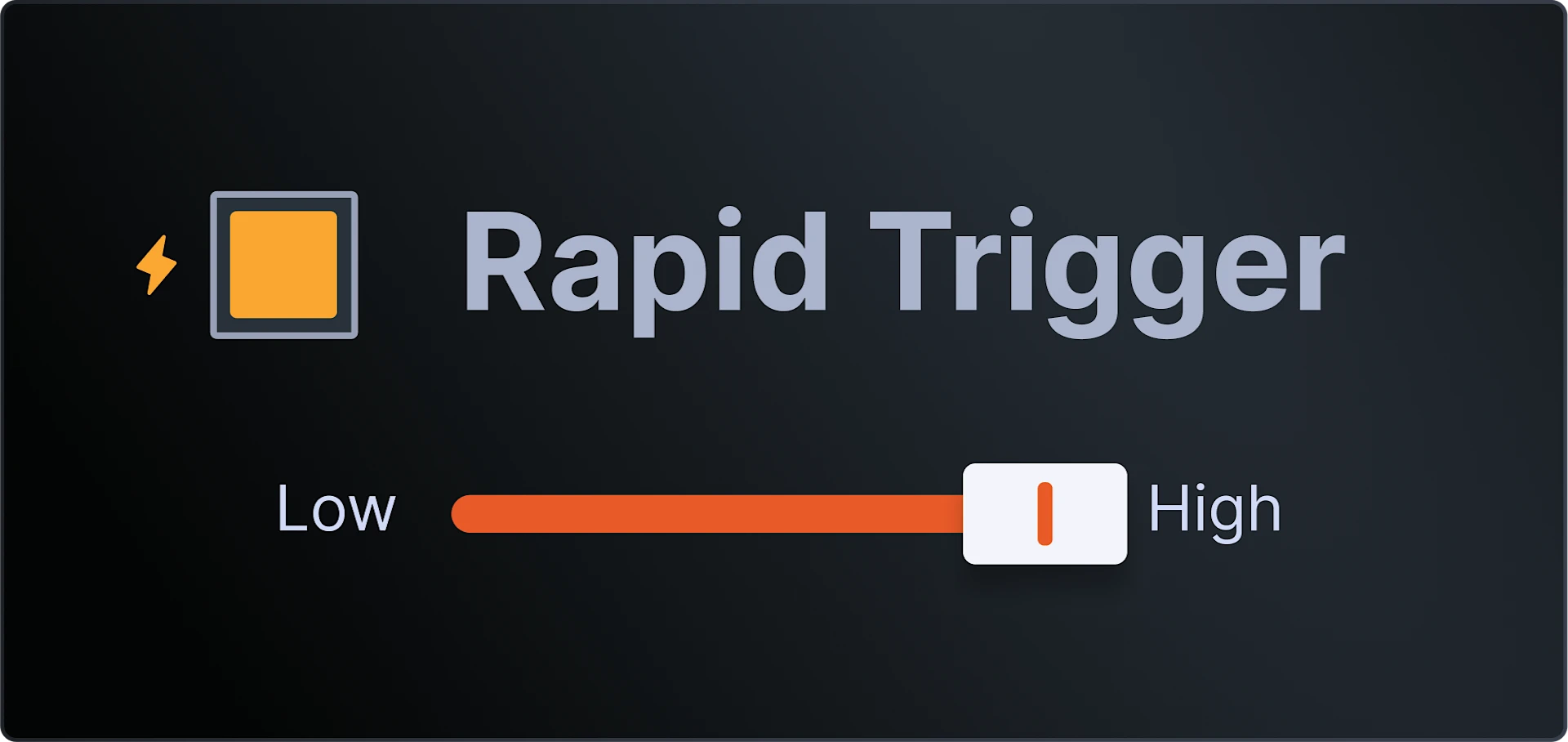 option de déclenchement rapide