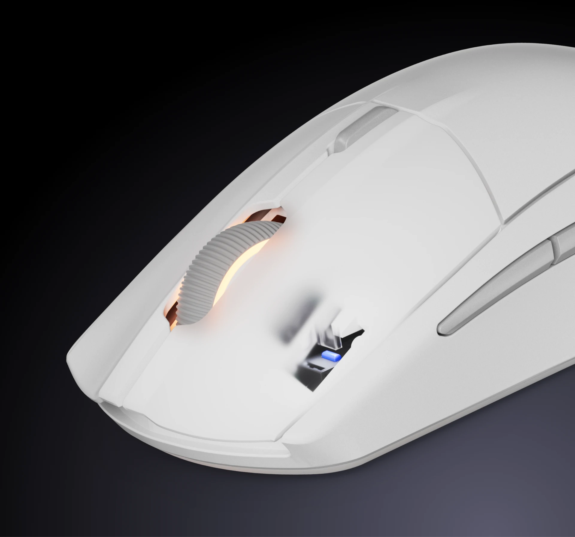 The Rival 3 Wireless Gen 2 mouse on a dark background