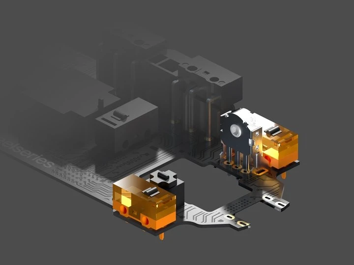 Ilustración de los microinterruptores IP54 de Rival 5.