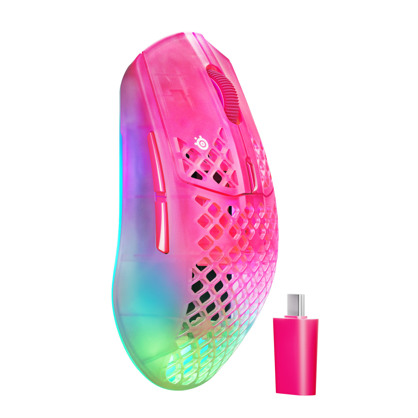 SteelSeries Aerox 3 Wireless Gen 2 Gaming Mouse | Magenta Haze