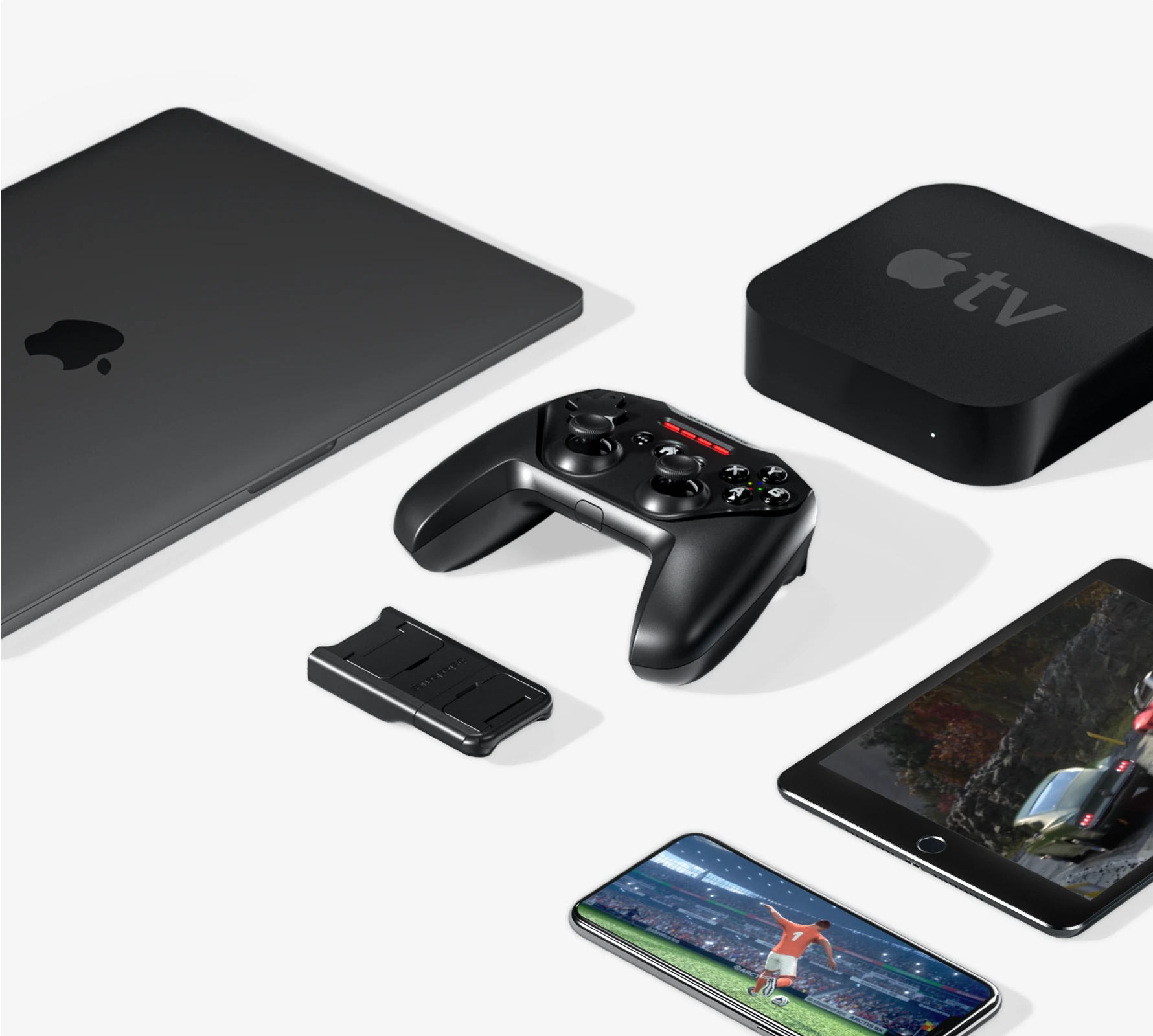 Controllers and multiple different devices that allows you to connect.