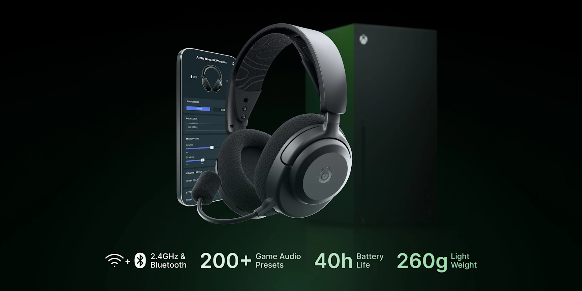arctis nova 3x wl black