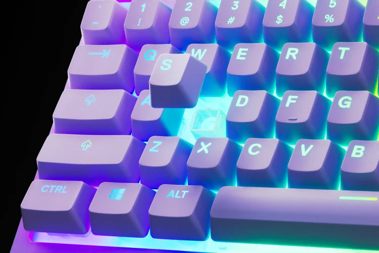 Imagen en primer plano del teclado Apex 3 TKL.