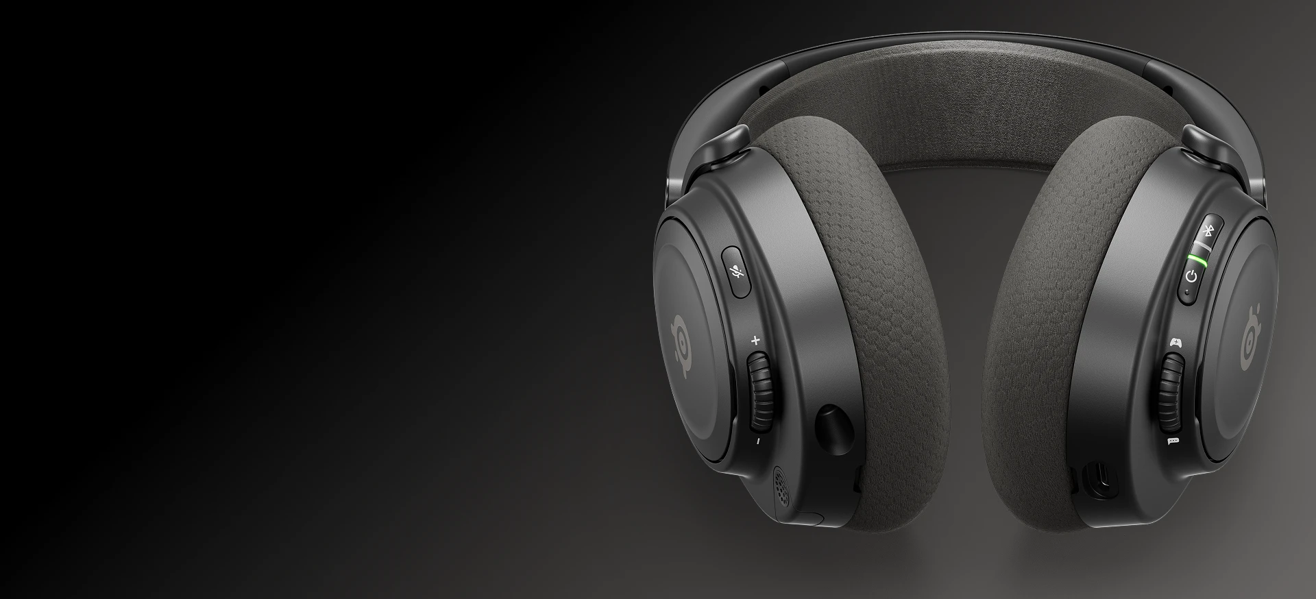 closeup image of Arctis Nova 7