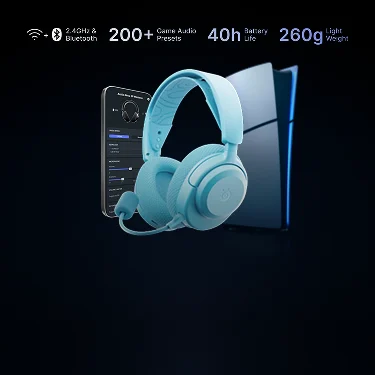 aqua arctis nova 3 with mobile and playstation console
