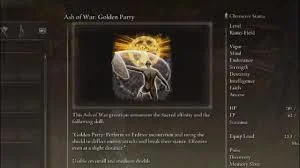 Ash of War Golden Parry