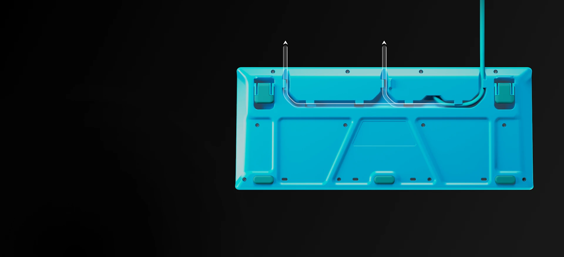 back of the Apex 3 TKL keyboard