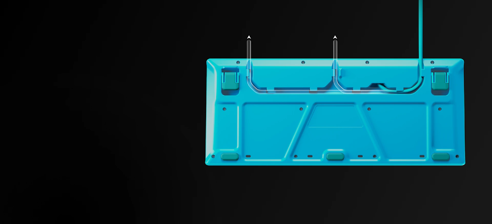 back of the Apex 3 TKL keyboard