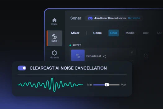 Obrázek aplikace Clearcast AI v uživatelském rozhraní GG