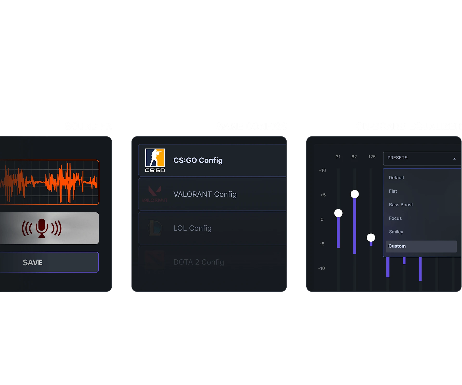 3 Engine interface screenshots