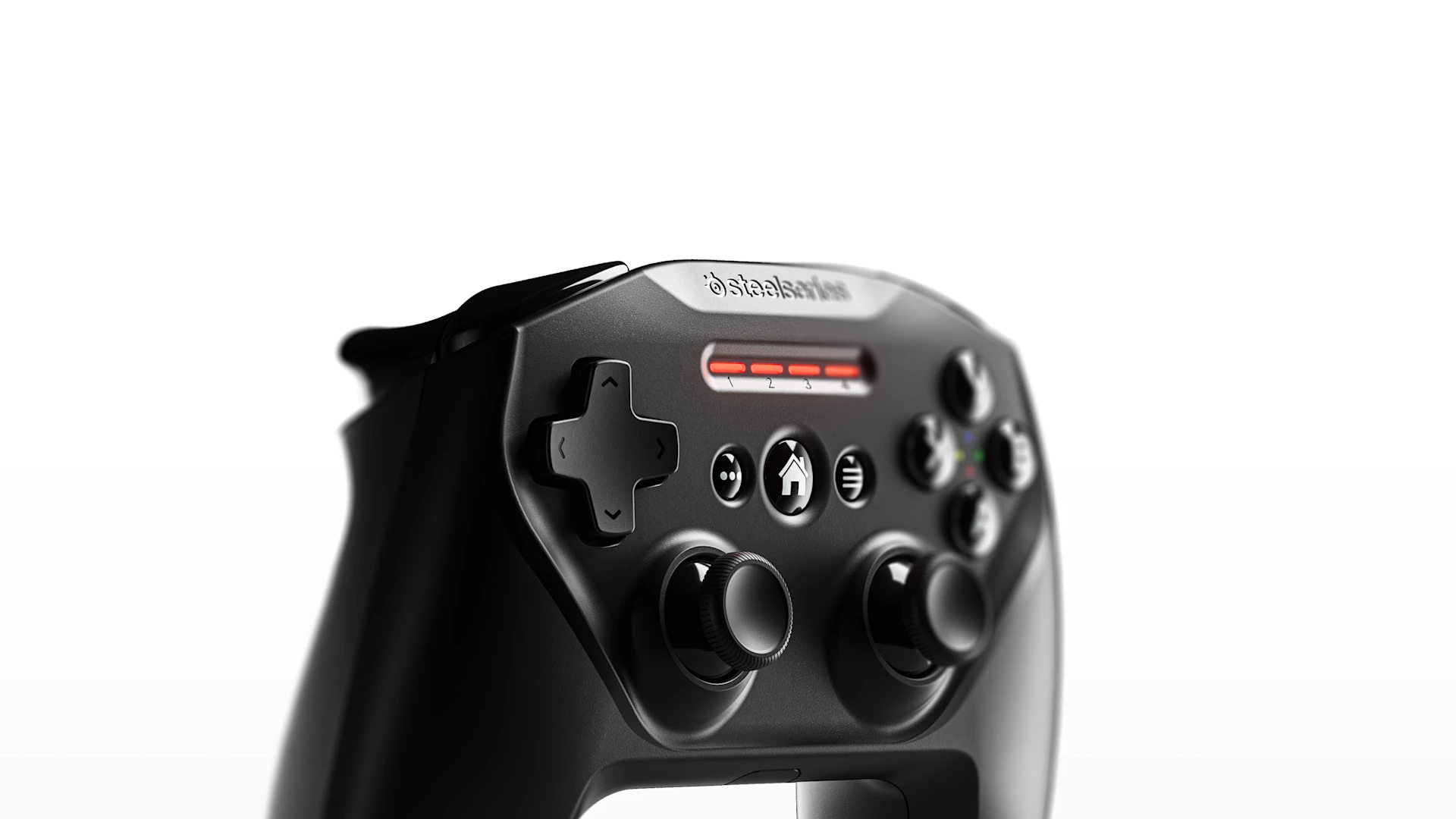Controlador Nimbus plus sobre fondo blanco