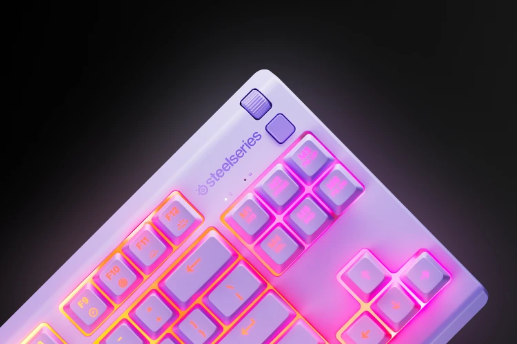 close up image of Apex 3 TKL keyboard