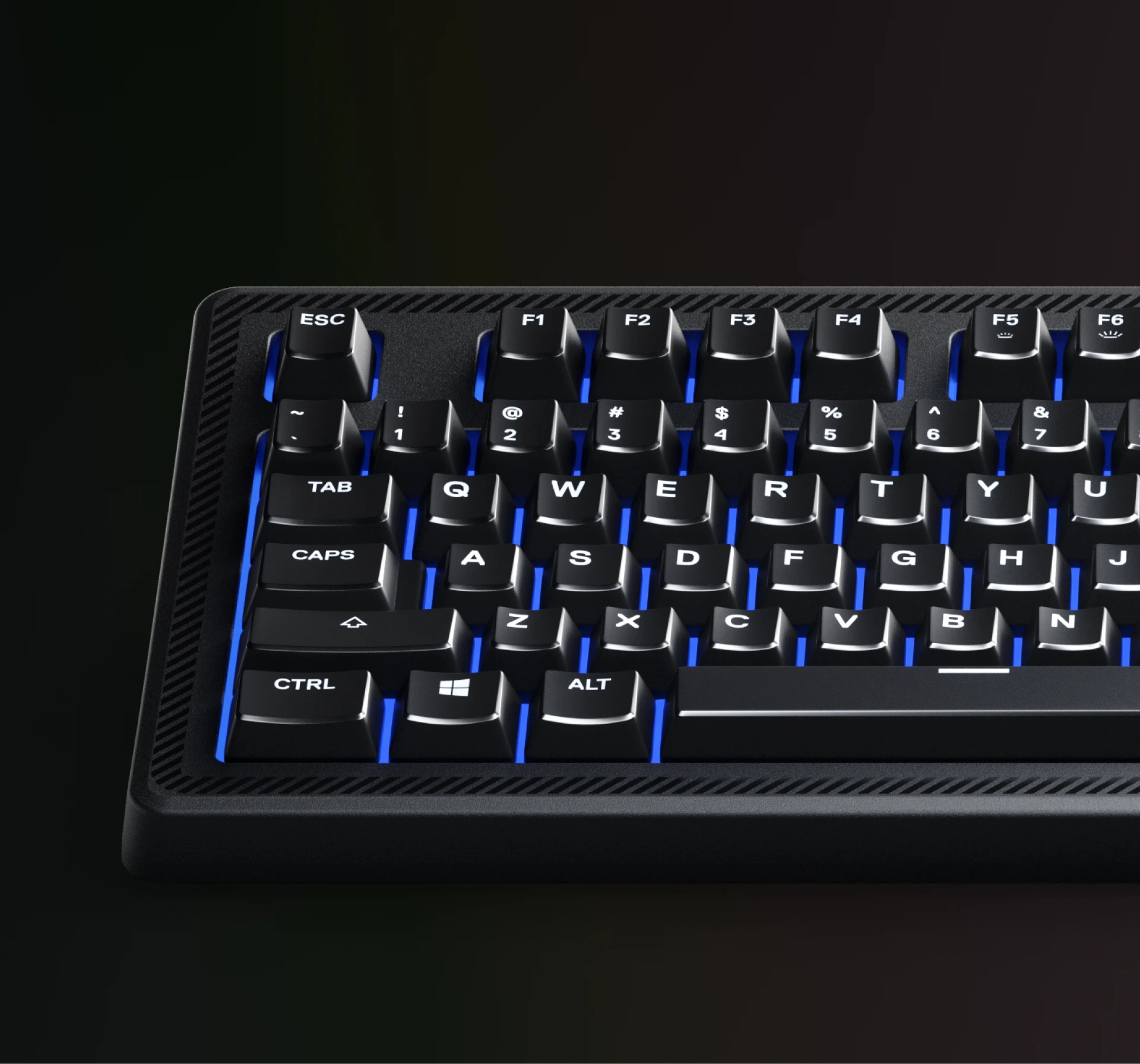 Apex 100 keyboard on a dark background