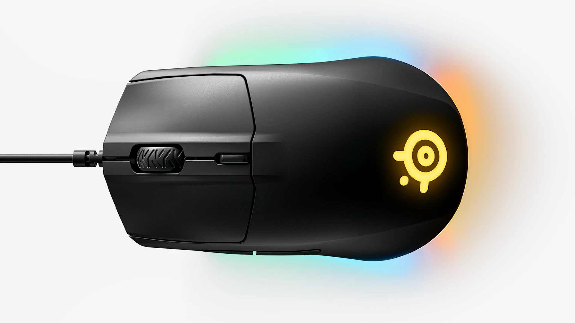 Top view of Rival 3 Wired mice.