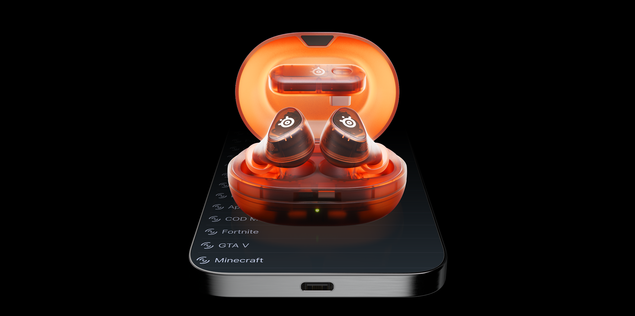SteelSeries Arctis Gamebuds オレンジ Arctis GameBuds™ Glorange