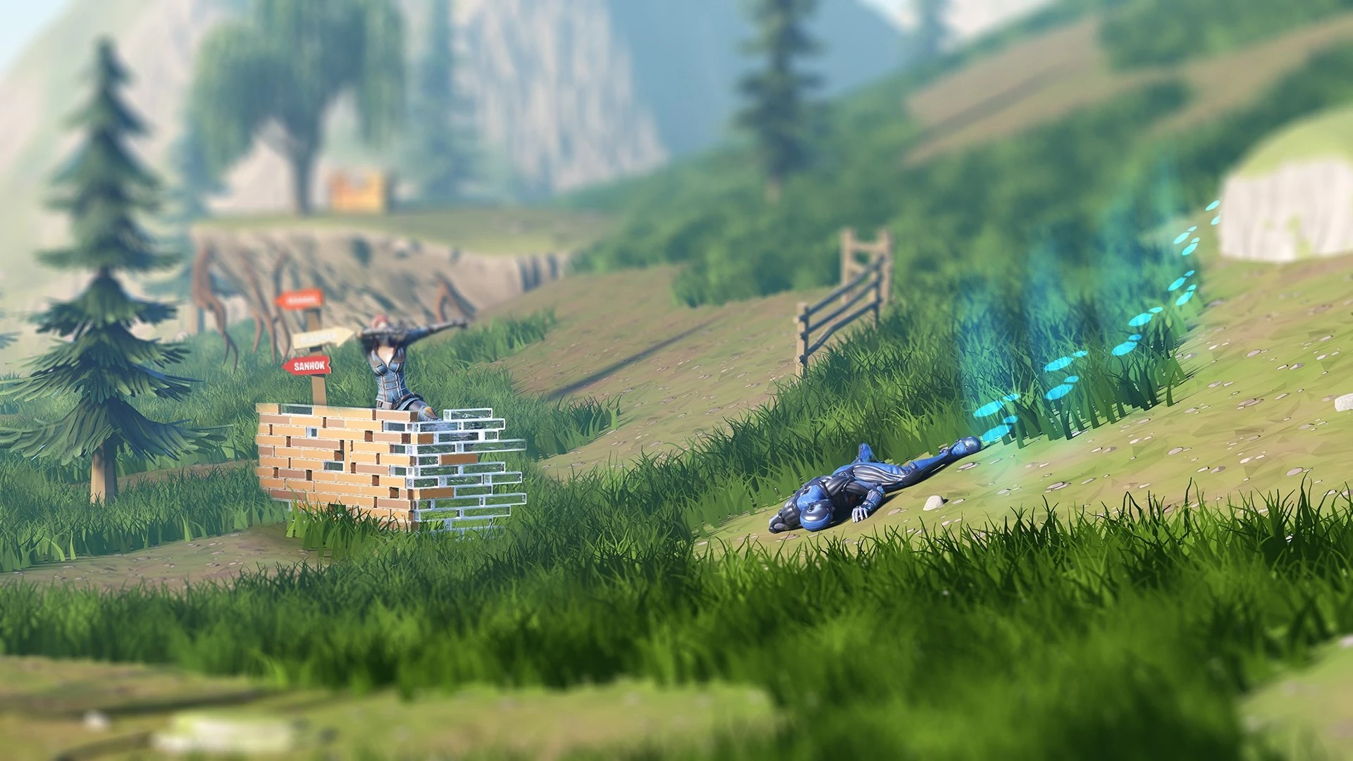 single frame from a game