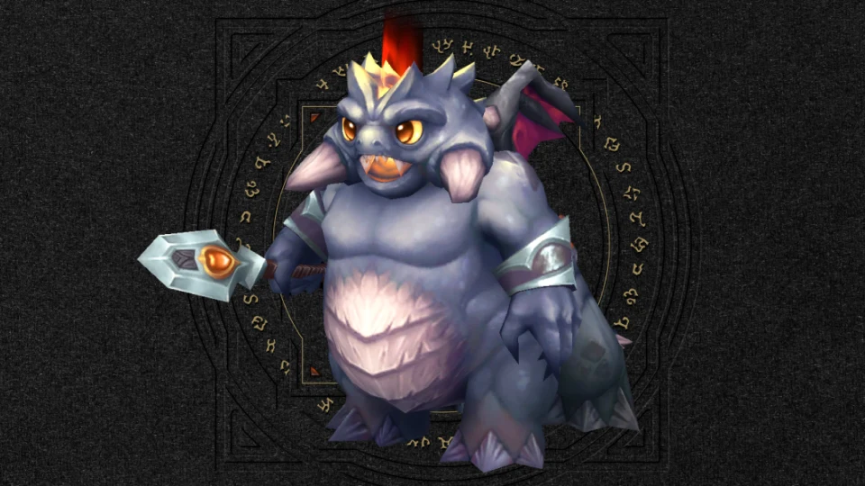 A screenshot of Lil' Flameo World of Warcraft pet