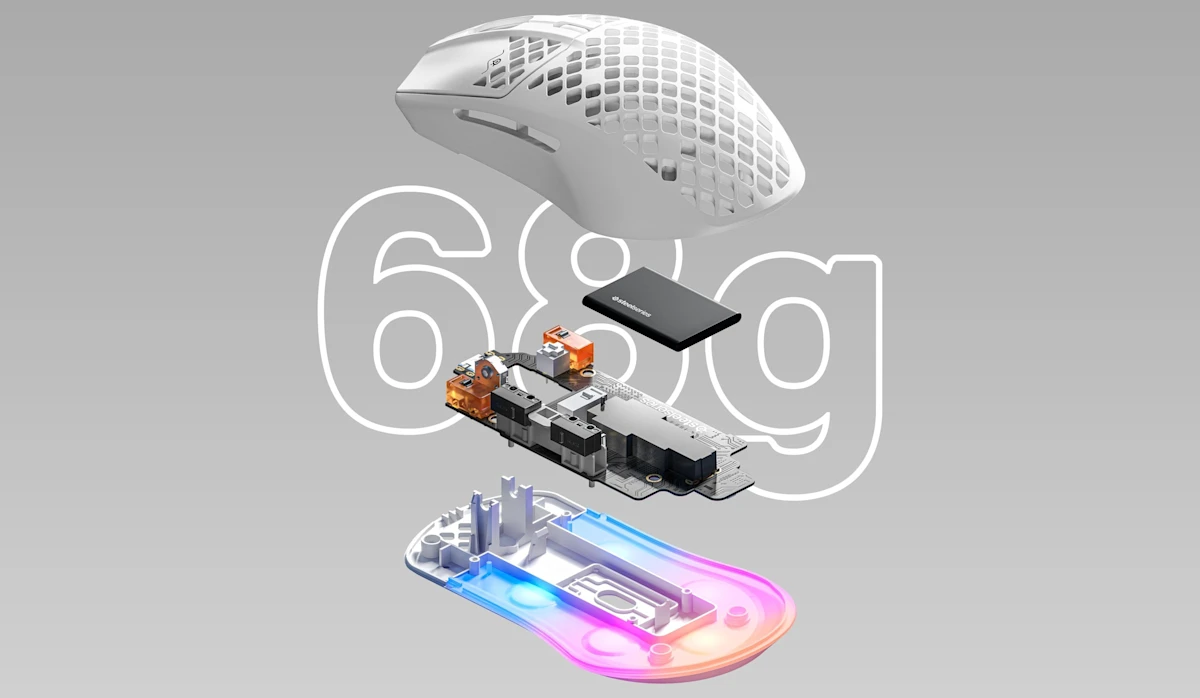 Diseño ultra ligero 68g