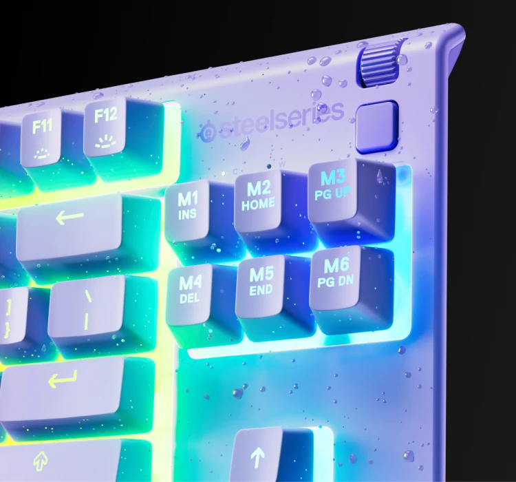 close up image of Apex 3 TKL keyboard