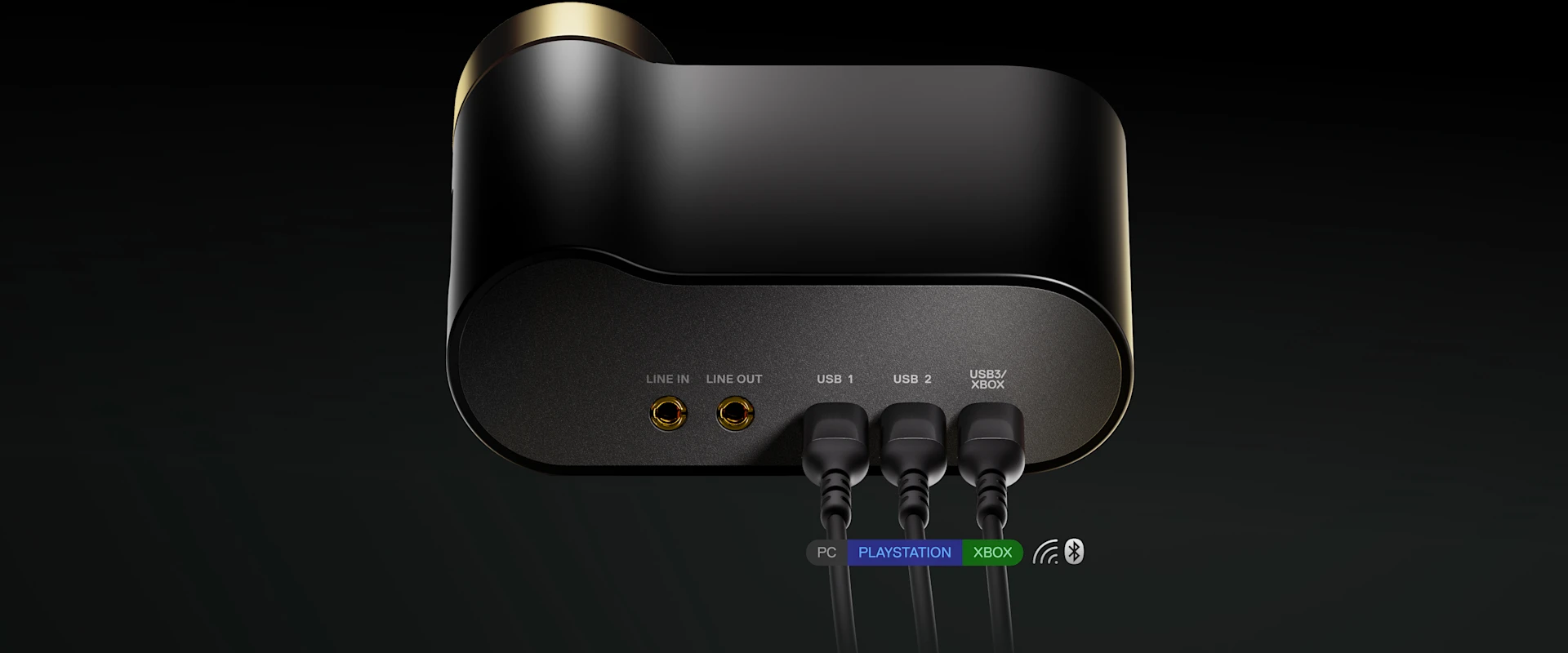 GameDac with three connected cables