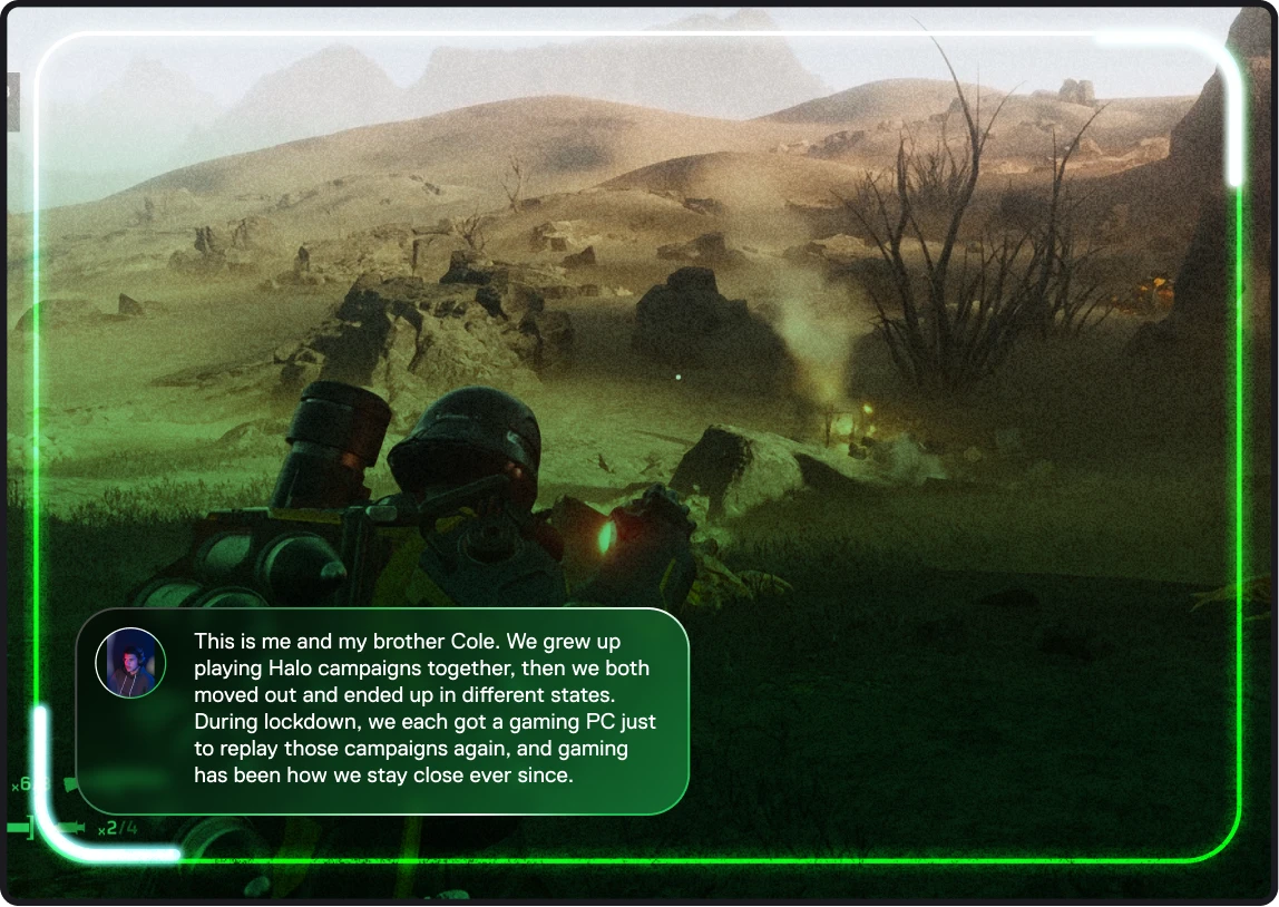 An example of a story of a connection revived