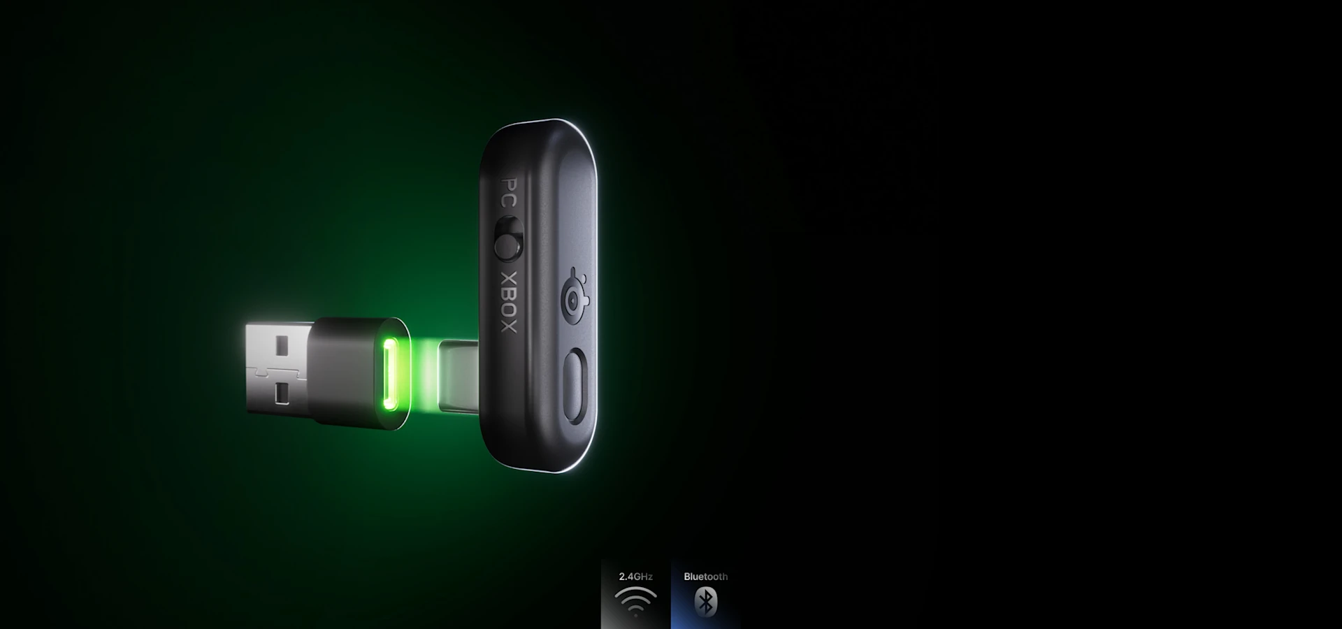 Adaptateur sans fil Arctis Nova 3 connecté à la console