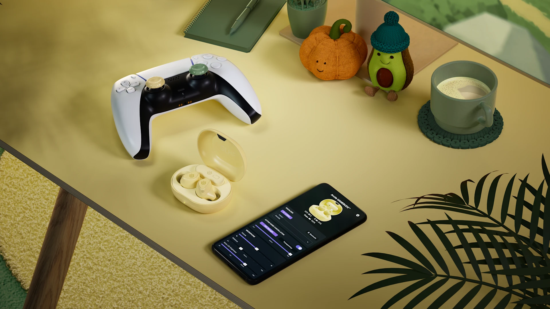Subject - Arctis GameBuds Matcha for PlayStation