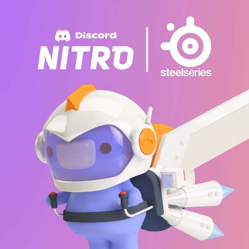 Discord Mascot on a purple background