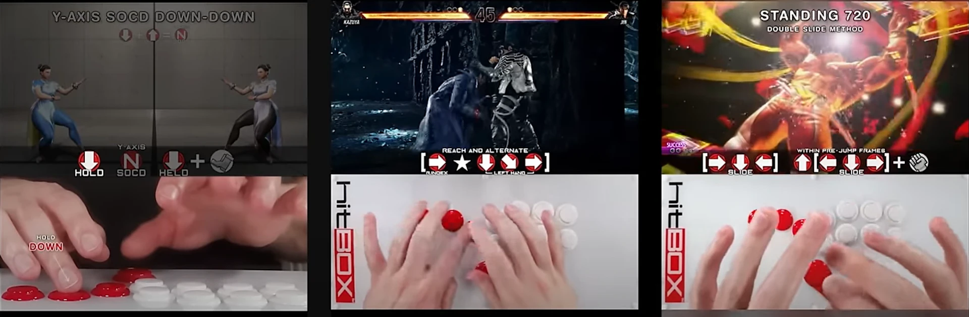 Set of examples how to use hitbox pad