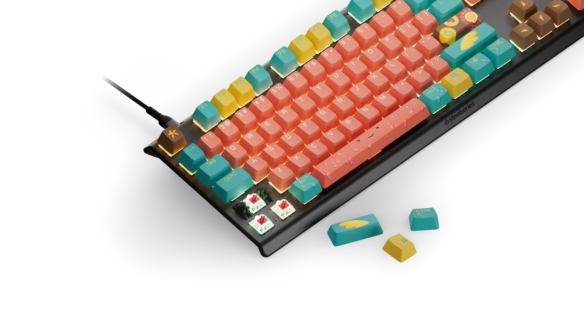【新品】即購入⭕️フォートナイト キーキャップ 12個セット PBT Keycaps - Fortnite Guff Edition