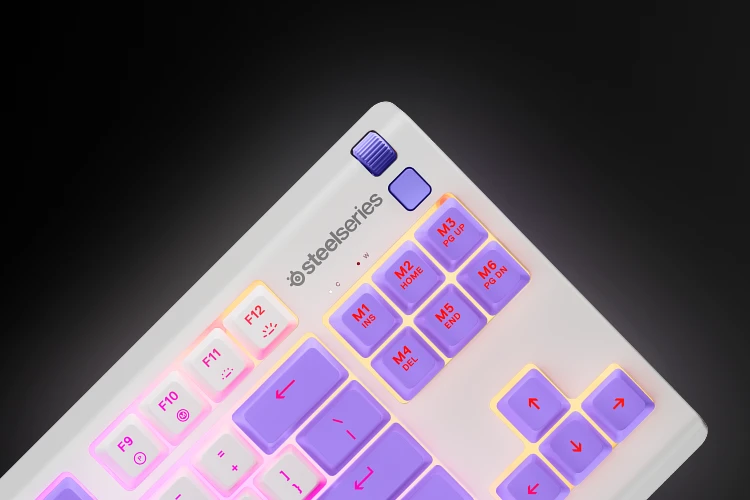 Nahaufnahme der Apex 3 TKL-Tastatur