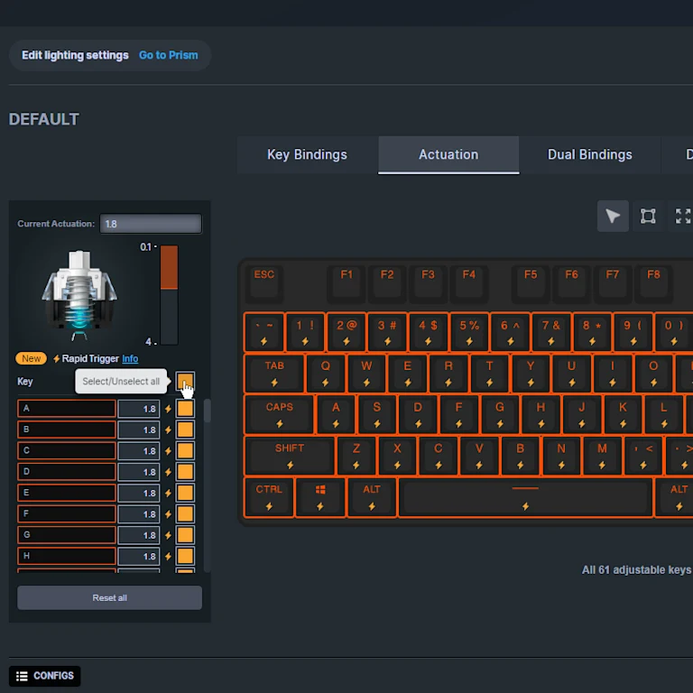Refresh Trigger Key Tile Explaining Rapid Trigger, a New SteelSeries Keyboard Feature