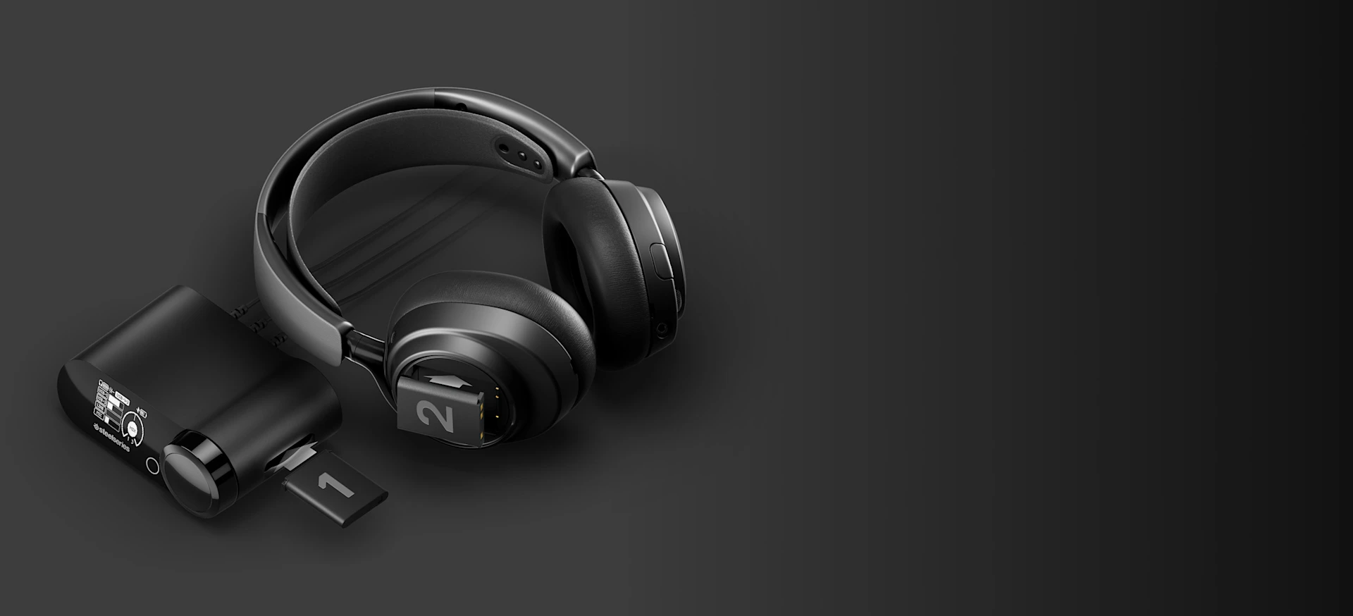 Arctis nova elite negro con game dac y dos baterias