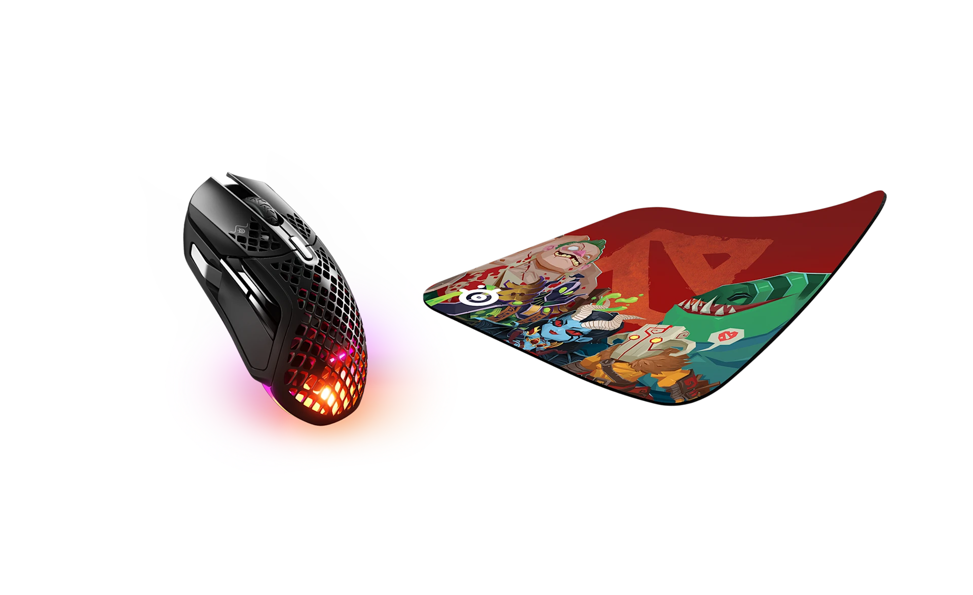 full_width image of Aerox 5 Wireless + QcK S Dota 2 Edition - 1 of 1 mobile