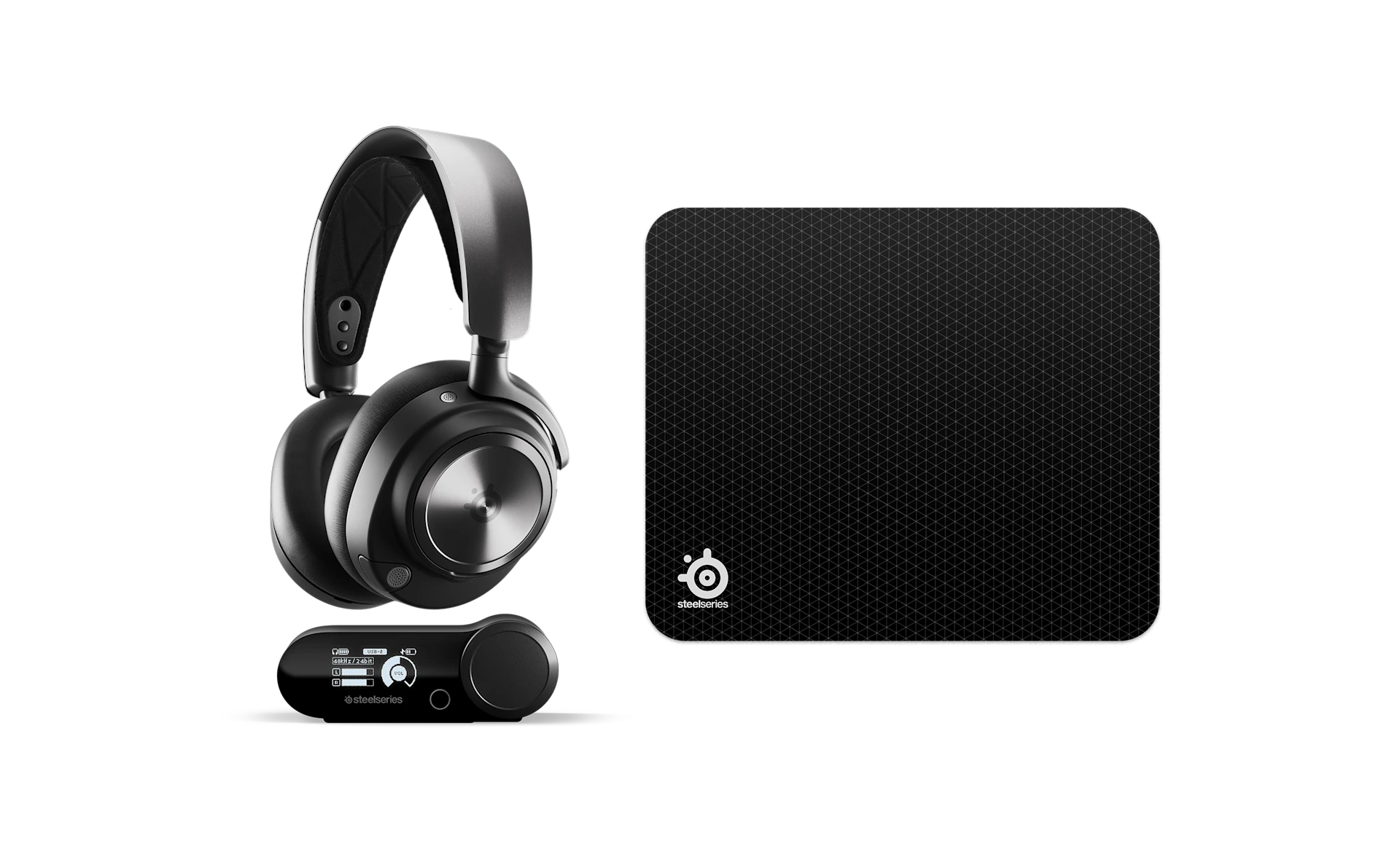 full_width image of Arctis Nova Pro Wireless Black PS + QcK Vector - 1 of 1 mobile